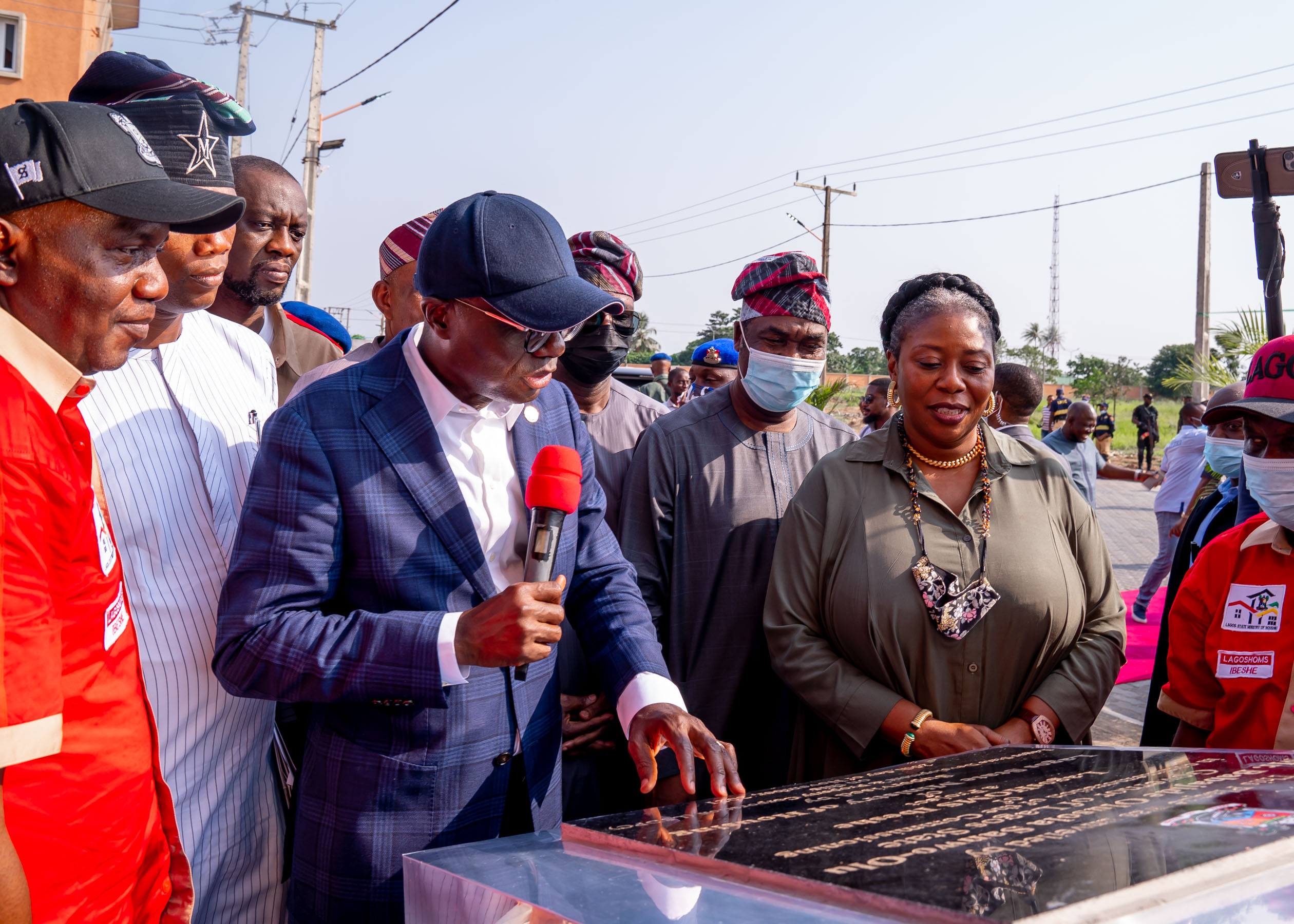SANWO-OLU DELIVERS IBESHE LAGOSHOMS PROJECT, ADDS 480 HOMES TO HOUSING STOCK